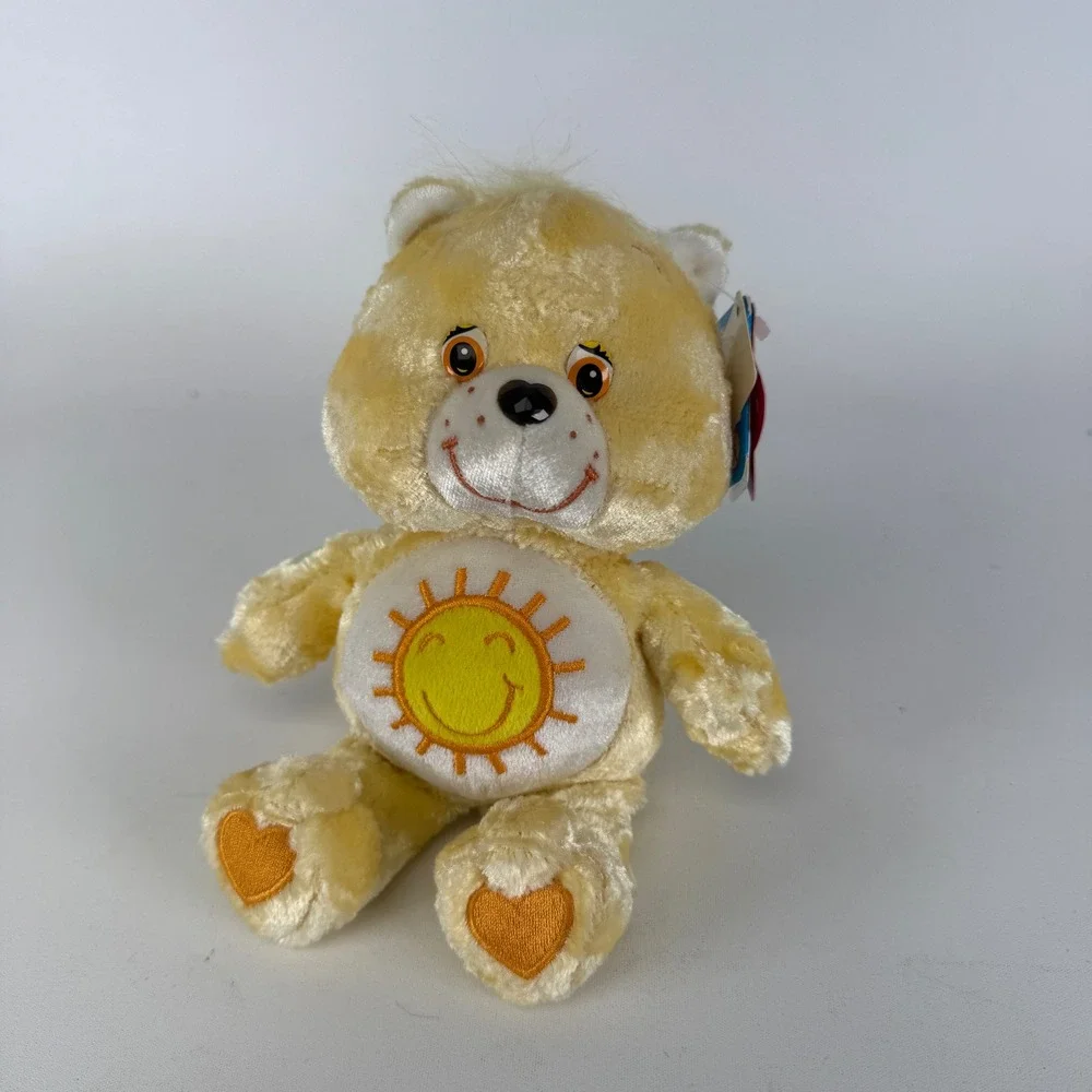 Care Bears Funshine Bear Plush Special Edition Charmers Series 7 2004 30560
